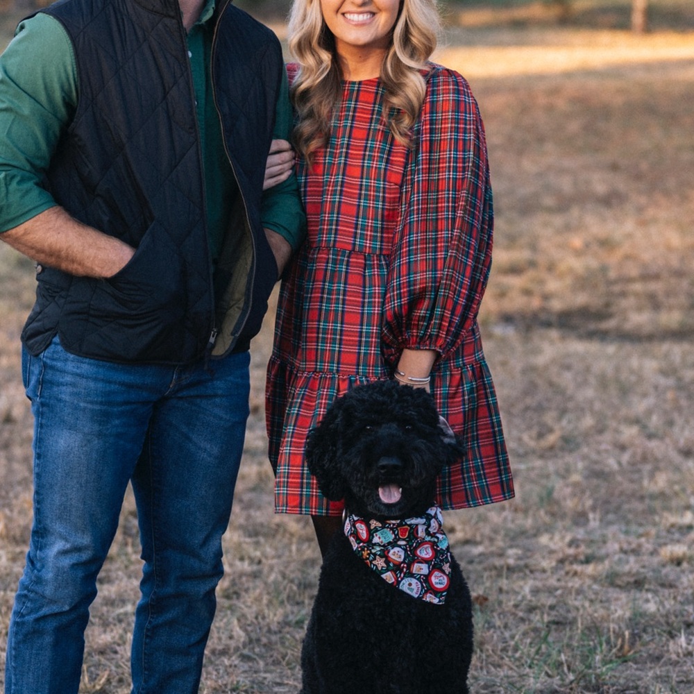 Christmas Tartan JB by Julie Brown Allan Dress